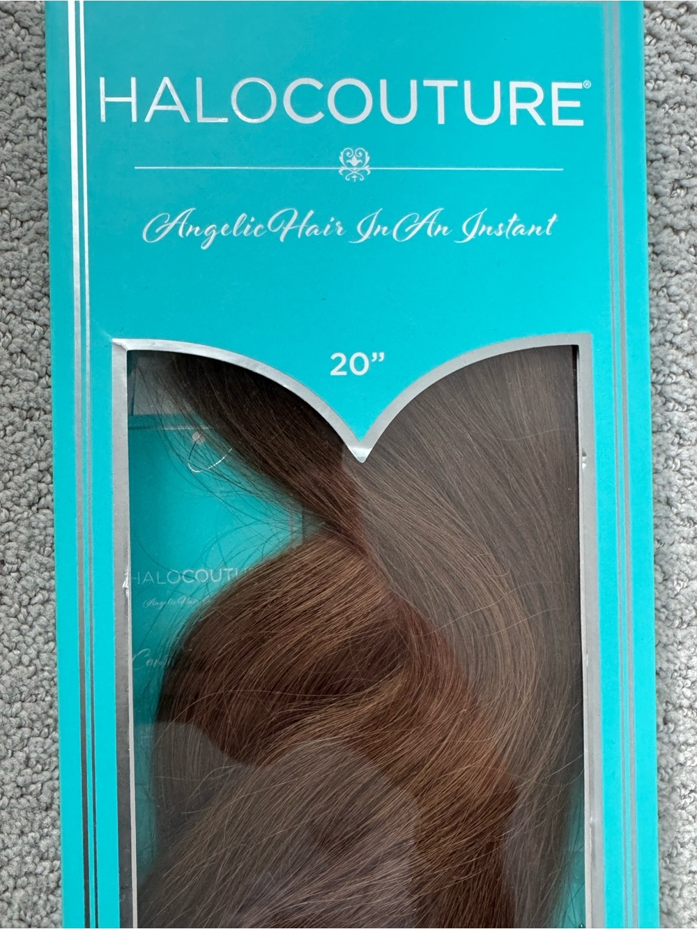 20" Women Hair Halo Extension in Light Brown